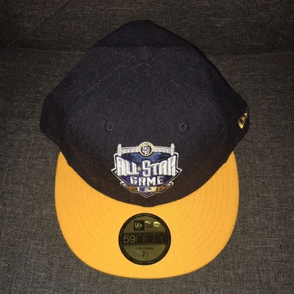 San Diego Padres rare New Era LOW CROWN 2016 all star game cap hat petco park